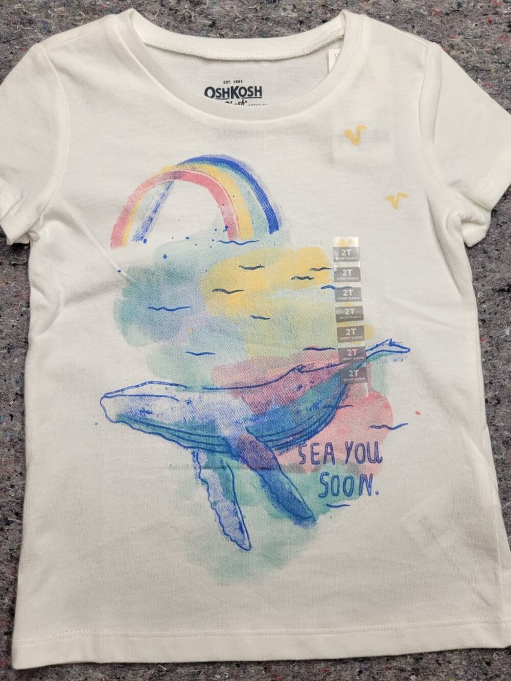 Toddler shirt, Carters, size, 2t, multicolored,  new